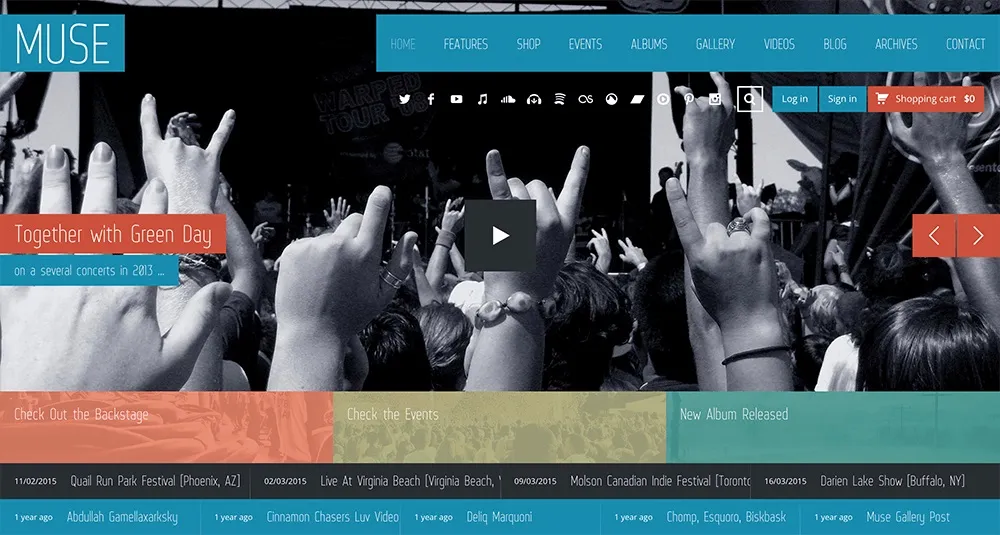 Muse WordPress Theme