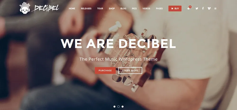 Decibel WordPress Musique
