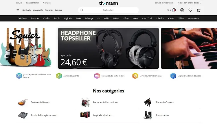 Les 9 Meilleures Boutiques d'Instruments de Musique en Ligne